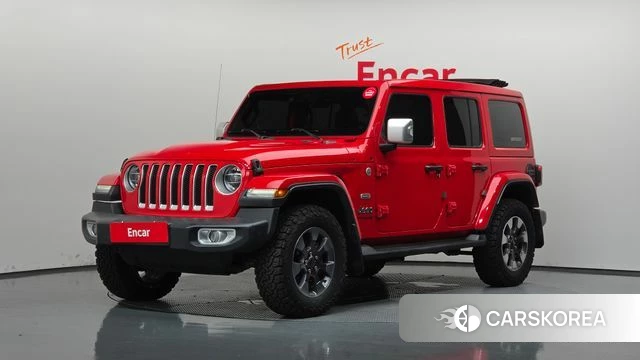 Jeep Wrangler (JL) 2020 Красный из Кореи