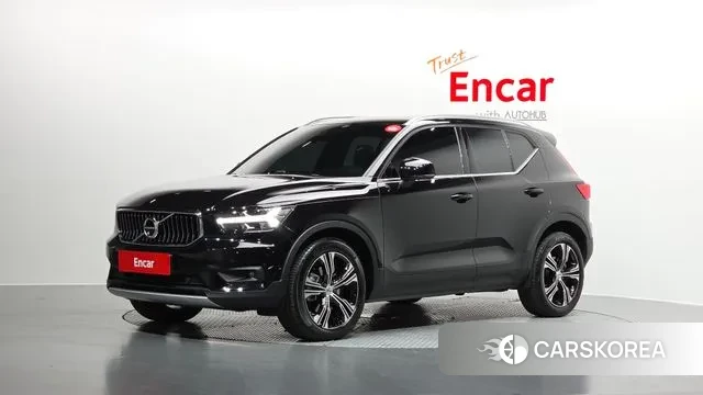 Volvo XC40 2021 Черный из Кореи