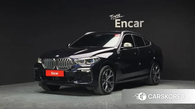 BMW X6 (G06) 2021 Черный из Кореи
