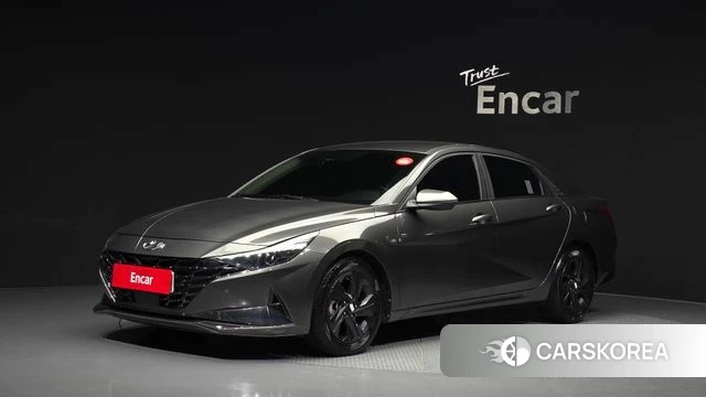 Hyundai Avante (CN7) 2022 Серебристо-серый из Кореи