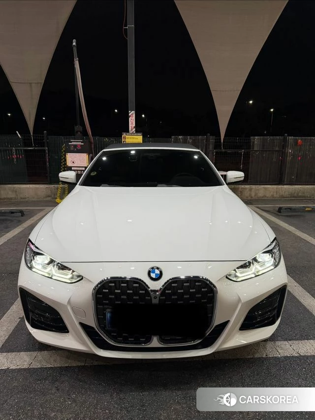 BMW 4 Series (G22) 2021 Белый из Кореи