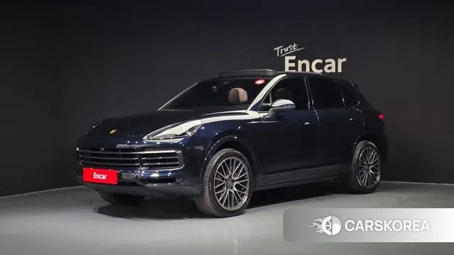 Porsche Cayenne (PO536) 2019 Синий из Кореи