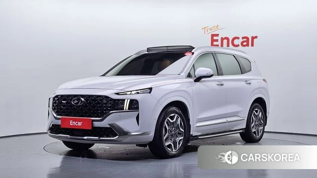 Hyundai The New Santa Fe 2022 Серебристо-серый из Кореи