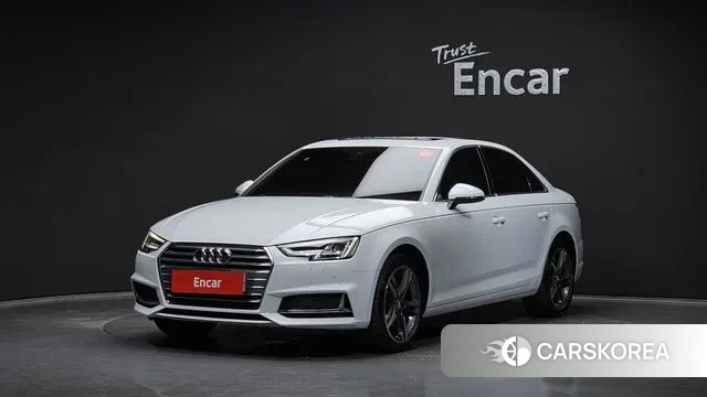 Audi A4 (B9) 2019 Белый из Кореи