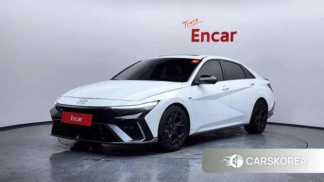 Hyundai The New Avante (CN7) 2024 Белый из Кореи