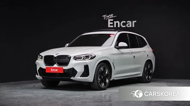 BMW iX3 2022 Белый из Кореи