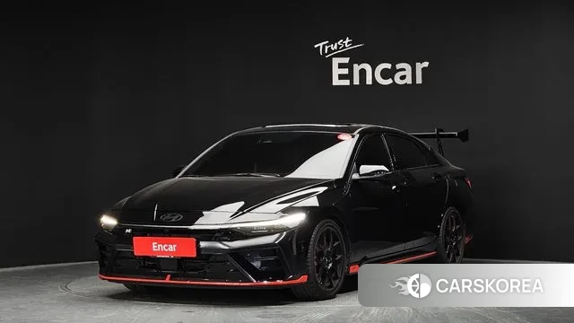 Hyundai The New Avante (CN7) 2025 Черный из Кореи