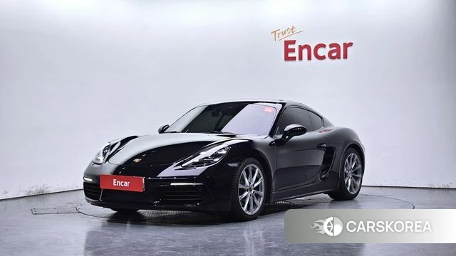 Porsche 718 Cayman 2019 Черный из Кореи