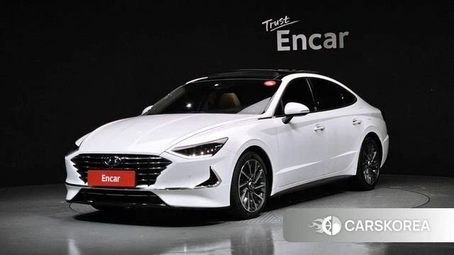 Hyundai Sonata (DN8) 2019 Белый из Кореи