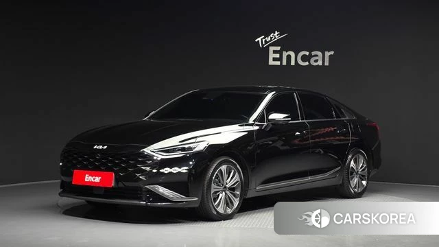 Kia K8 Hybrid 2023 Черный из Кореи