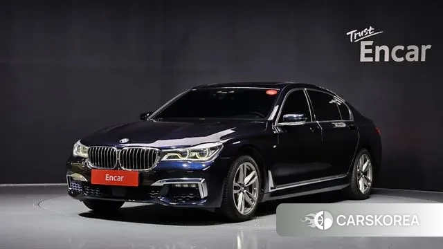 BMW 7 Series (G11) 2018 Черный из Кореи