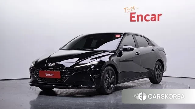 Hyundai Avante Hybrid (CN7) 2020 Черный из Кореи