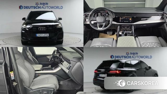 Audi Q7 (4M) 2022 Черный из Кореи
