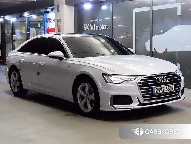Audi A6 (C8) 2020 Белый из Кореи