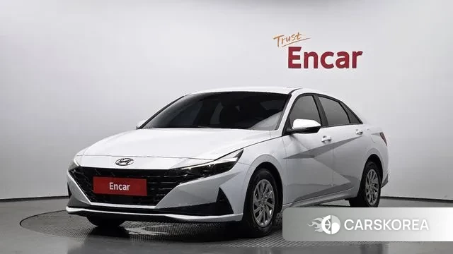 Hyundai Avante (CN7) 2022 Белый из Кореи