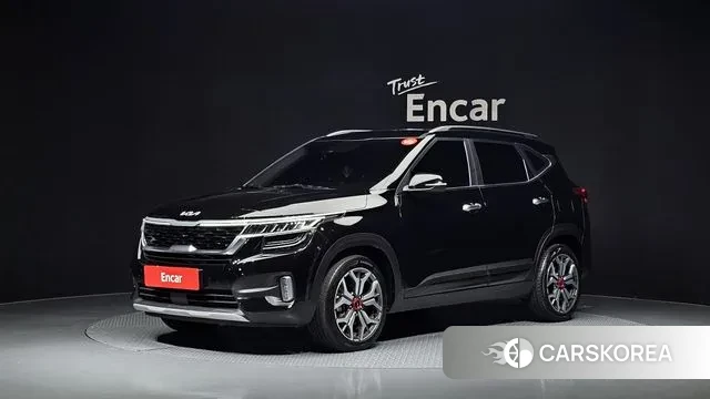 Kia Seltos 2022 Черный из Кореи
