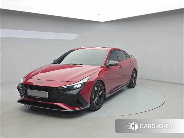 Hyundai Avante (CN7) 2022 Красный из Кореи