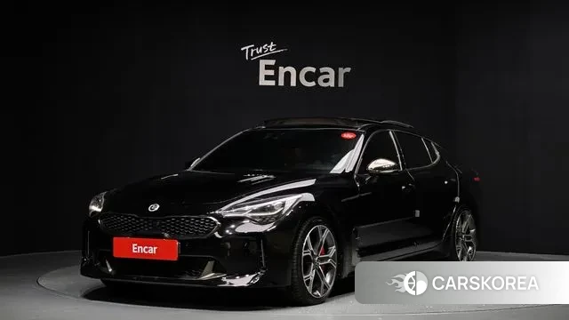 Kia Stinger 2018 Черный из Кореи