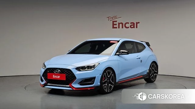 Hyundai Veloster (JS) 2021 Небесно-голубой из Кореи