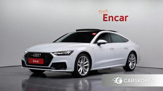 Audi A7 (4K) 2022 Белый из Кореи