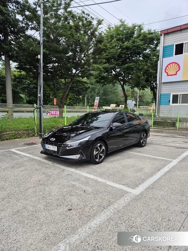 Hyundai Avante (CN7) 2022 Черный из Кореи