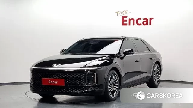 Hyundai Grandeur Hybrid (GN7) 2023 Черный из Кореи