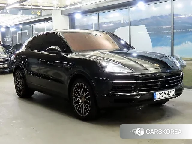 Porsche Cayenne (PO536) 2022 Черный из Кореи