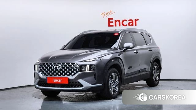 Hyundai The New Santa Fe 2021 Серый из Кореи