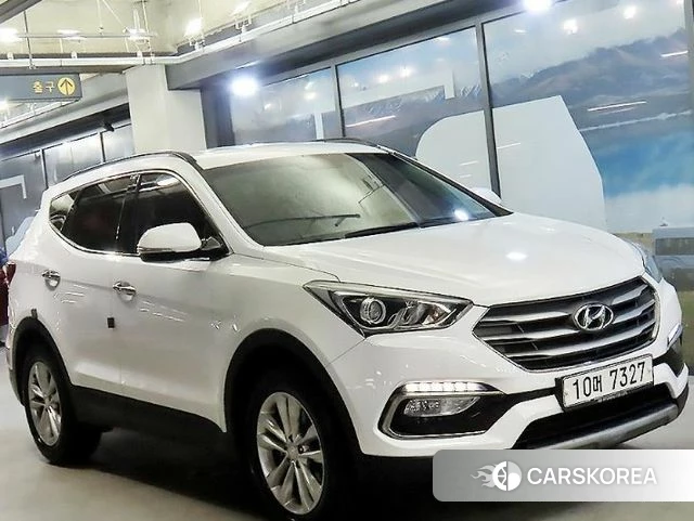 Hyundai Santa Fe The Prime 2018 Белый из Кореи