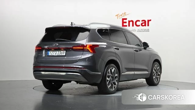 Hyundai The New Santa Fe 2023 Серый из Кореи