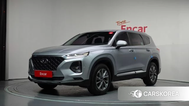 Hyundai Santa Fe TM 2019 Серебристо-серый из Кореи