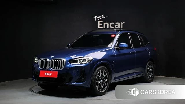 BMW X3 (G01) 2024 Синий из Кореи