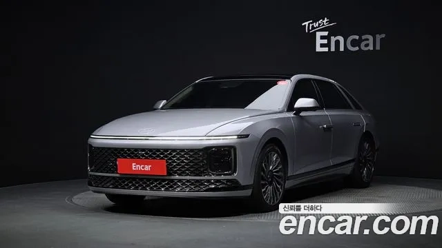 Hyundai Grandeur Hybrid (GN7) 2023 Серебристо-серый из Кореи