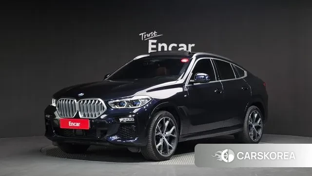 BMW X6 (G06) 2021 Черный из Кореи