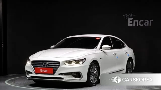 Hyundai Grandeur IG Hybrid 2019 Белый из Кореи