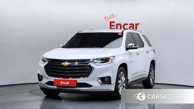 Chevrolet (GM Daewoo) Traverse 2020 Белый из Кореи