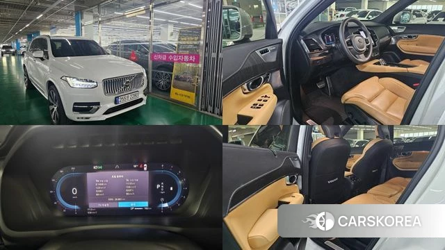 Volvo XC90 second Generation 2022 Белый из Кореи