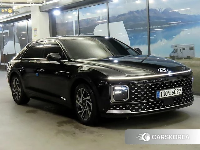 Hyundai Grandeur (GN7) 2023 Черный из Кореи