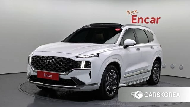 Hyundai The New Santa Fe 2023 Белый из Кореи