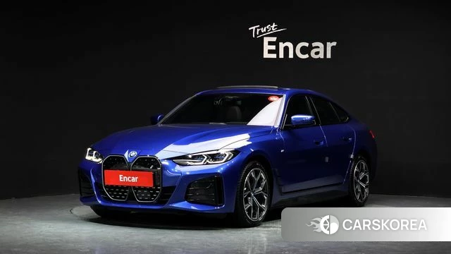 BMW i4 2022 Синий из Кореи