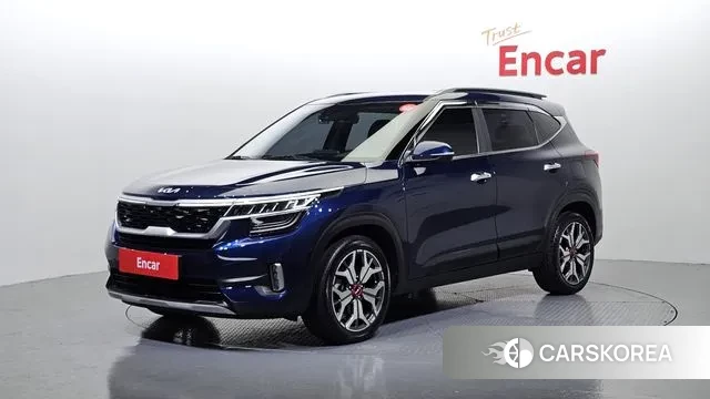 Kia Seltos 2021 Синий из Кореи