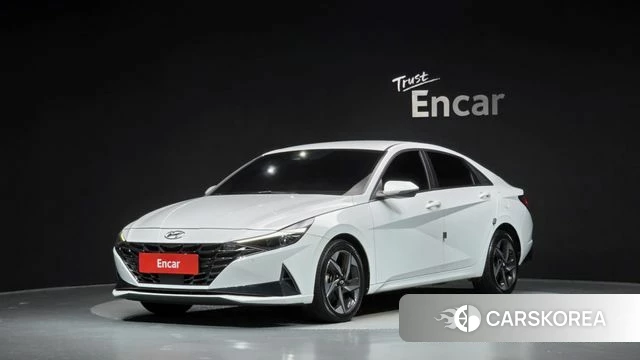 Hyundai Avante (CN7) 2020 Белый из Кореи