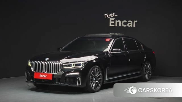 BMW 7 Series (G11) 2020 Черный из Кореи