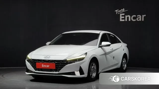 Hyundai Avante (CN7) 2020 Белый из Кореи