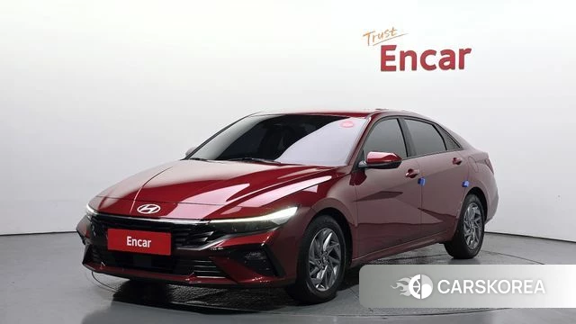 Hyundai The New Avante Hybrid (CN7) 2023 Красный из Кореи