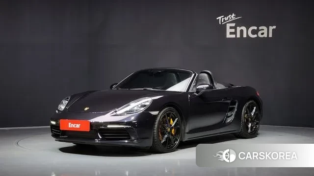 Porsche 718 Boxster 2018 Черный из Кореи