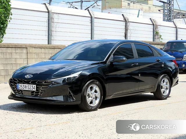 Hyundai Avante (CN7) 2021 Черный из Кореи