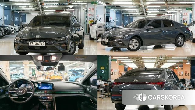Hyundai The New Avante (CN7) 2024 Серый из Кореи