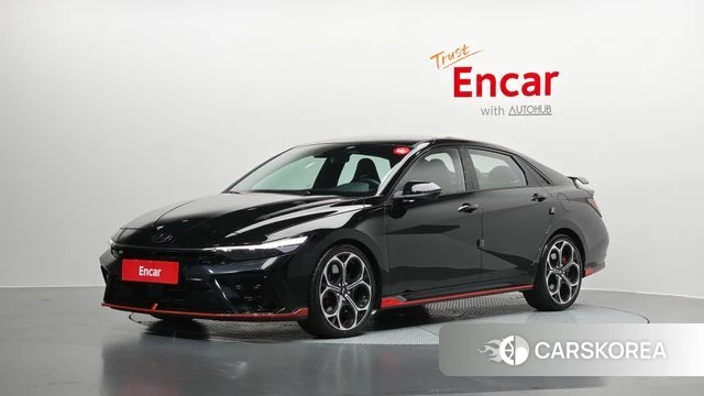 Hyundai The New Avante (CN7) 2025 Черный из Кореи