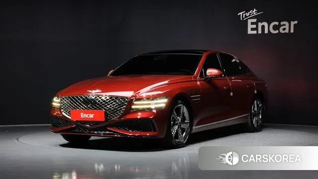Genesis G80 (RG3) 2022 Красный из Кореи